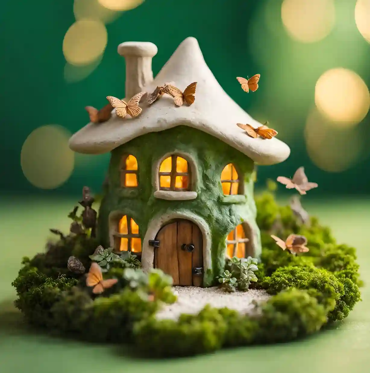Petite maison enchantée enherbée